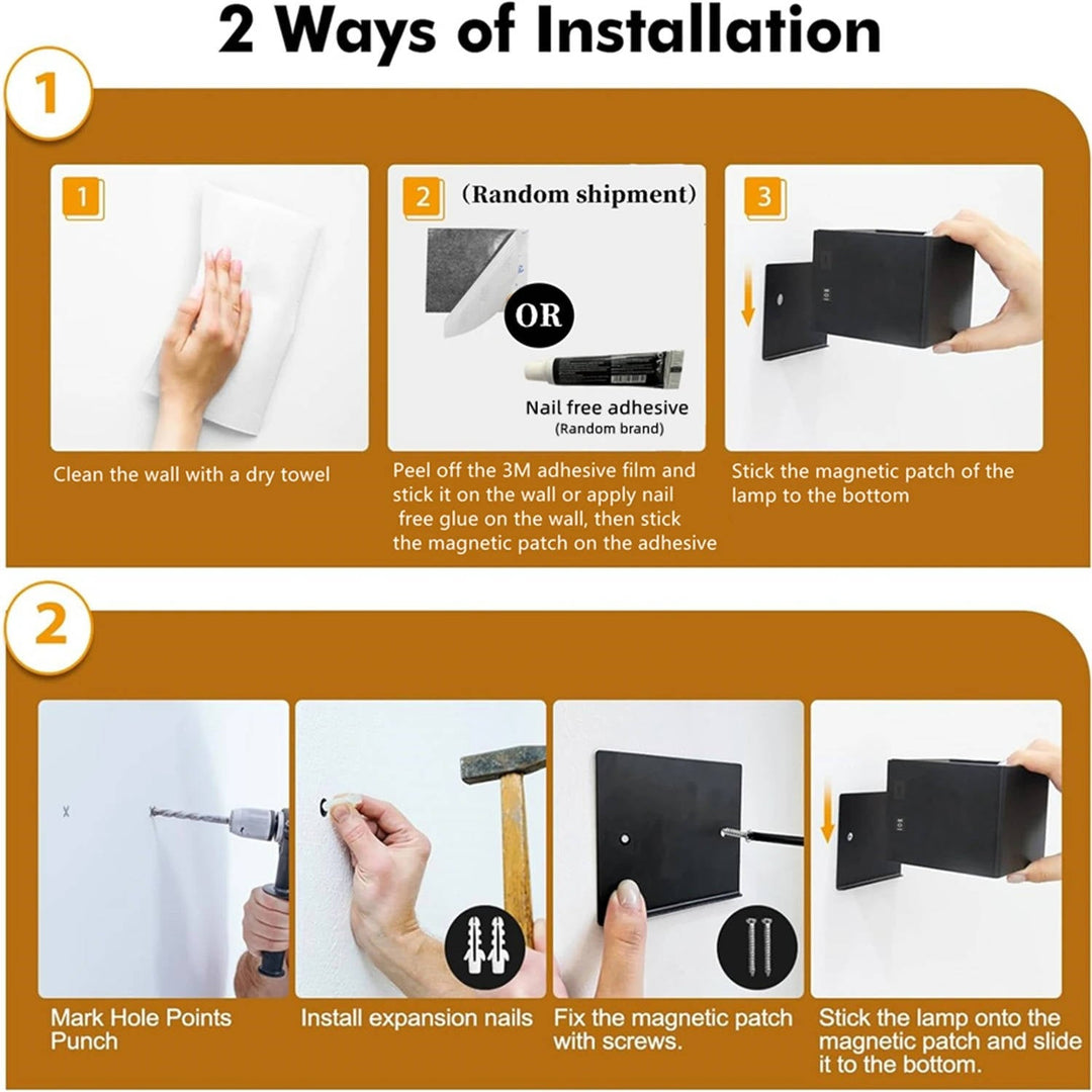 Rechargeable Motion Sensor Wall Light with Remote
