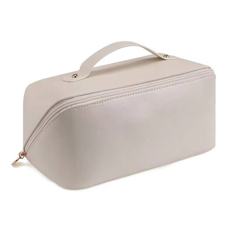 Hendrano™ Waterproof Travel Makeup Bag That Opens Flat