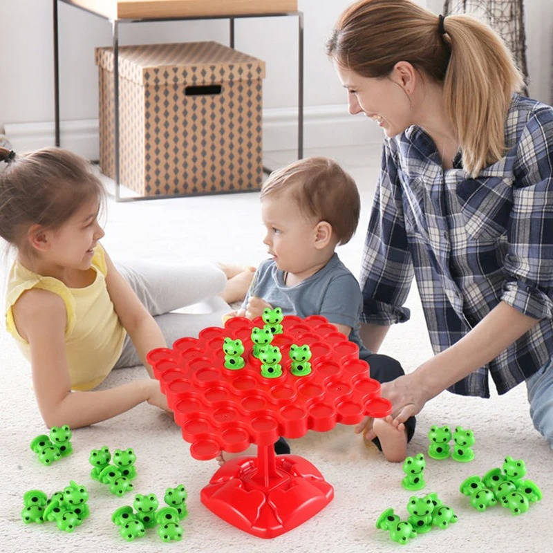 Frog Balance Math Game for Kids – Counting &amp; Stacking STEM Toy