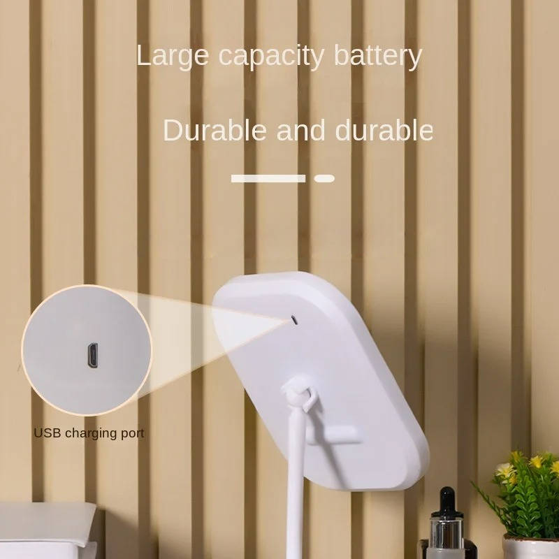 Travel Makeup Mirror with Lights and Three Color Modes