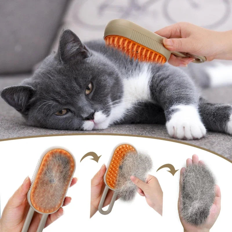 Hendrano™ 3-in-1 Steam Grooming Brush for Cats and Dogs
