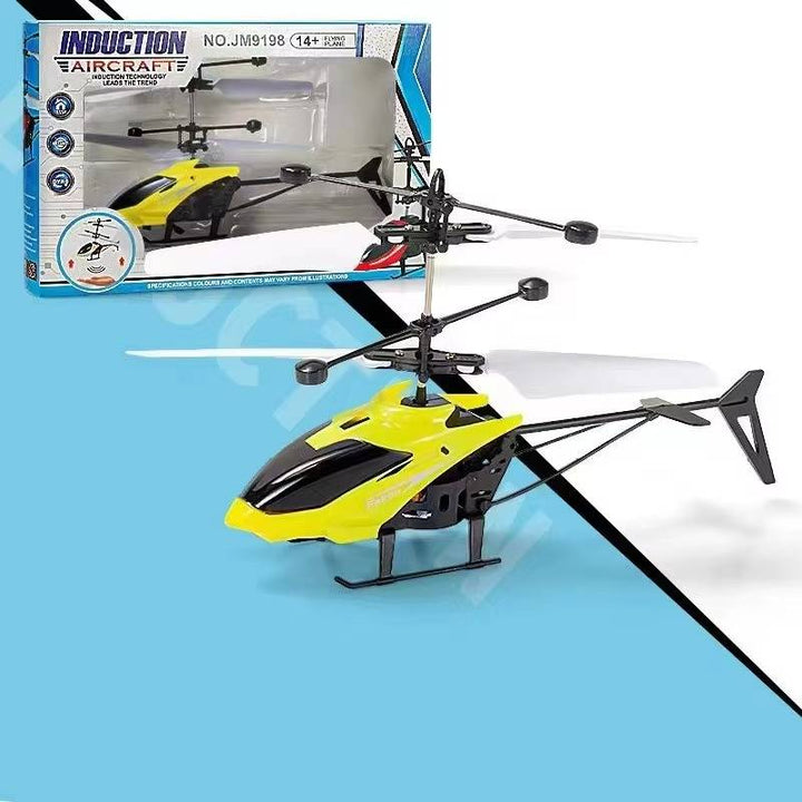 Easy-Fly RC Helicopter with One-Touch Takeoff for Kids