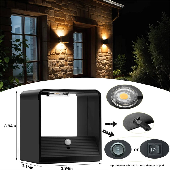 Rechargeable Motion Sensor Wall Light with Remote