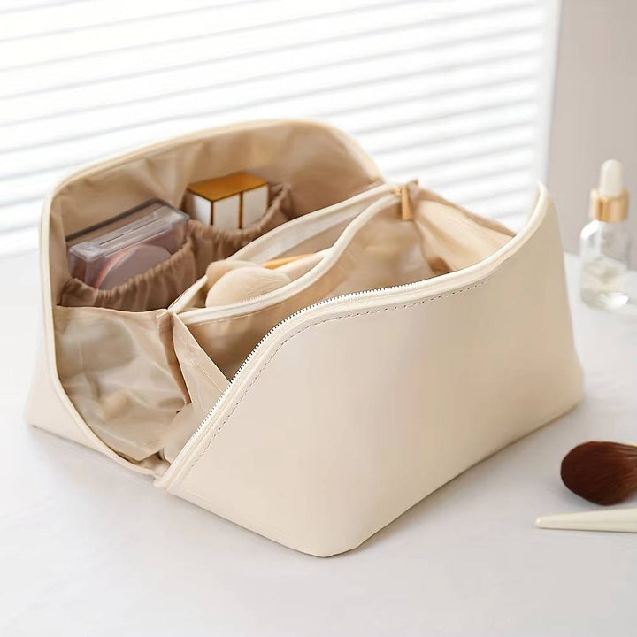 Hendrano™ Waterproof Travel Makeup Bag That Opens Flat