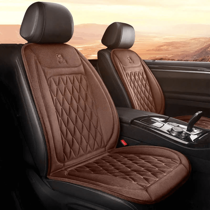 Hendrano™ Heated Car Seat Cover 12V/24V with 30–65℃ Control