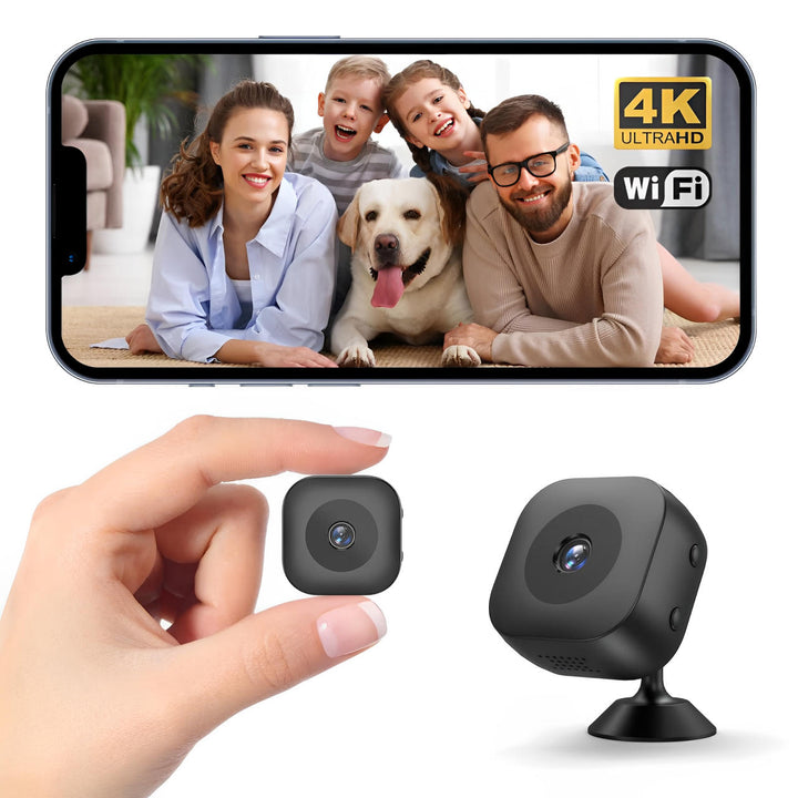 Hendrano™ Mini WiFi Security Camera with Color Night Vision and Magnetic Mount