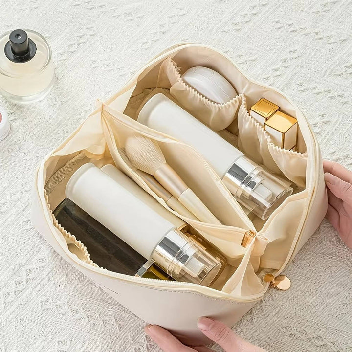 Hendrano™ Waterproof Travel Makeup Bag That Opens Flat