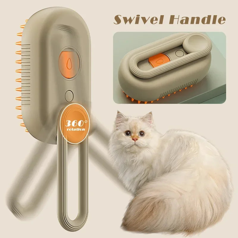 Hendrano™ 3-in-1 Steam Grooming Brush for Cats and Dogs