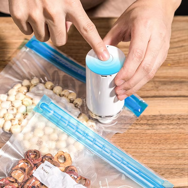 Rechargeable Handheld Food Vacuum Sealer, Seals in 10 Seconds