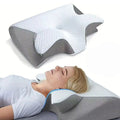 Hendrano™ Ergonomic Memory Foam Neck Pillow for Restful Sleep