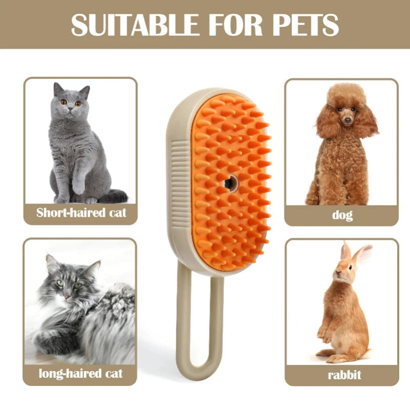 Hendrano™ 3-in-1 Steam Grooming Brush for Cats and Dogs