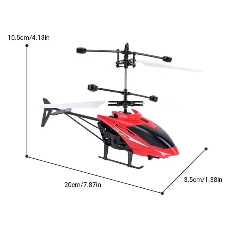 Easy-Fly RC Helicopter with One-Touch Takeoff for Kids