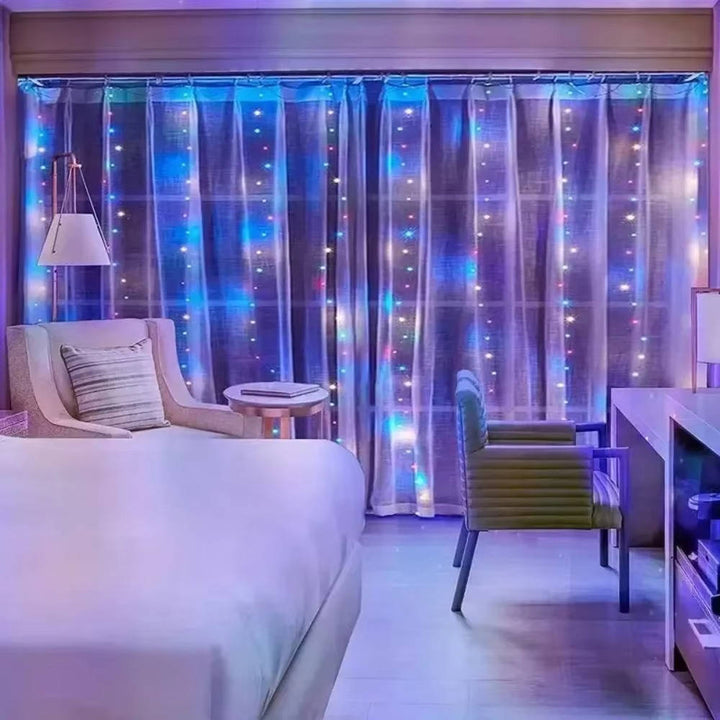 Hendrano™ USB LED Curtain Lights with Remote for Walls and Windows