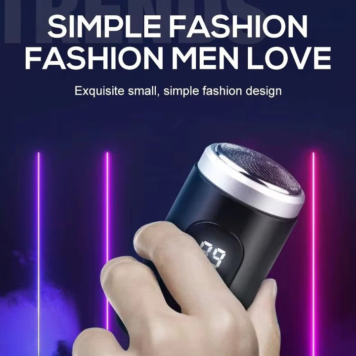 Mini Electric Shaver with LED Display, Wet &amp; Dry Waterproof