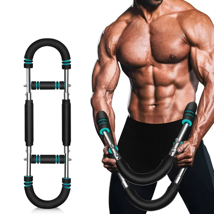 Adjustable Chest Expander Arm Trainer with 4 Resistance Springs