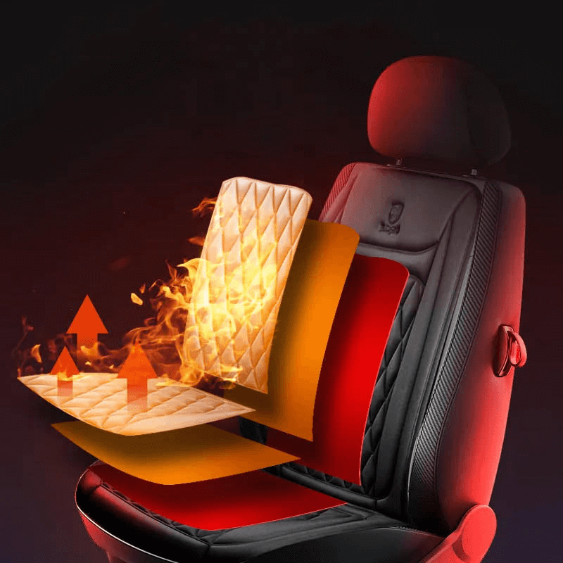 Hendrano™ Heated Car Seat Cover 12V/24V with 30–65℃ Control