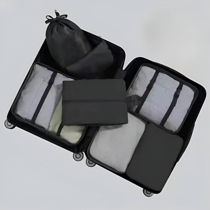 Hendrano™ 7-Piece Packing Cubes Set with See-Through Mesh Panels
