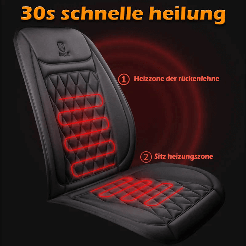 Hendrano™ Heated Car Seat Cover 12V/24V with 30–65℃ Control