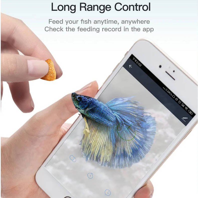 Hendrano™ Smart Wi-Fi Fish Feeder with App and Voice Control