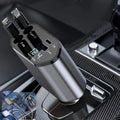 Hendrano™ 120W Car Charger with Retractable Cables and Voltage Display