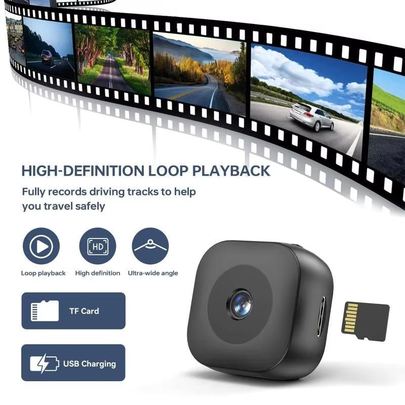 Hendrano™ Mini WiFi Security Camera with Color Night Vision and Magnetic Mount