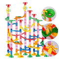 Hendrano™ 133-Piece Marble Run Set with Translucent Tracks and Marbles