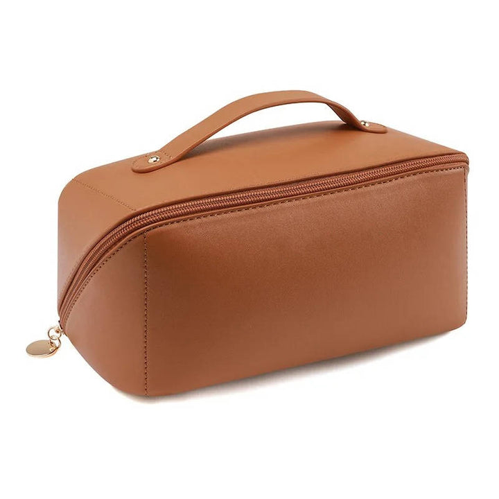 Hendrano™ Waterproof Travel Makeup Bag That Opens Flat