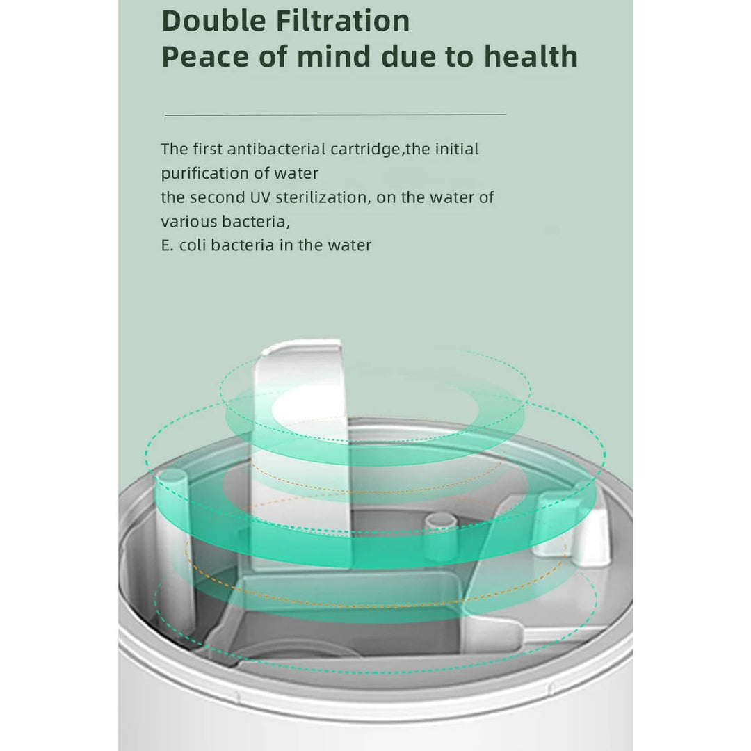 Hendrano™ Small Humidifier with Upward-Flowing Water Display