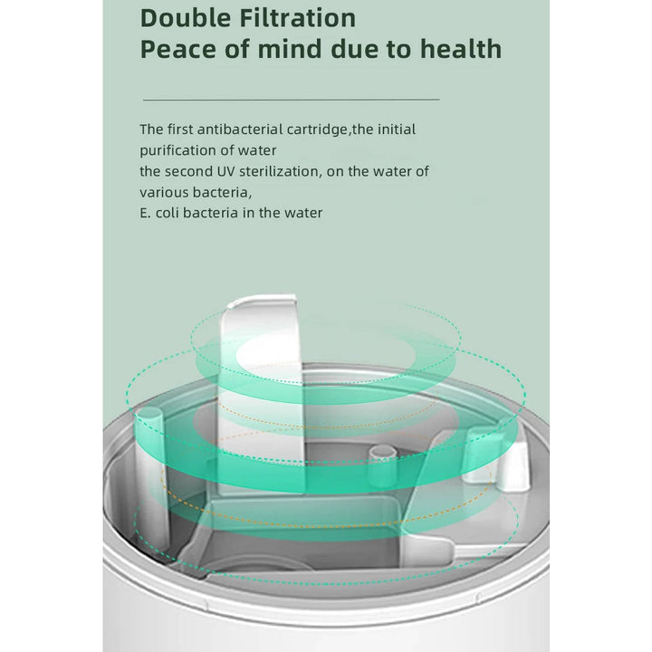 Hendrano™ Small Humidifier with Upward-Flowing Water Display