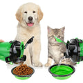 Hendrano™ 2-in-1 Dog Water Bottle and Food Container for Walks