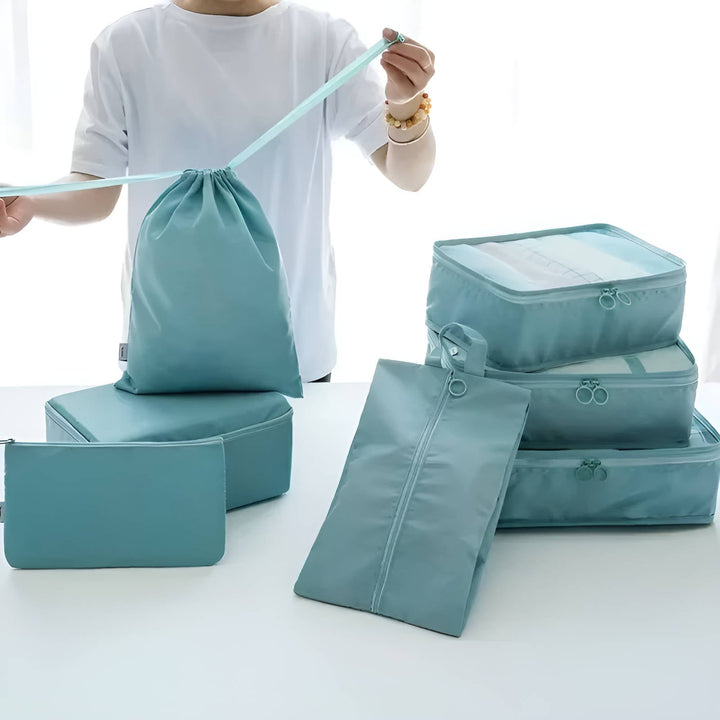 Hendrano™ 7-Piece Packing Cubes Set with See-Through Mesh Panels
