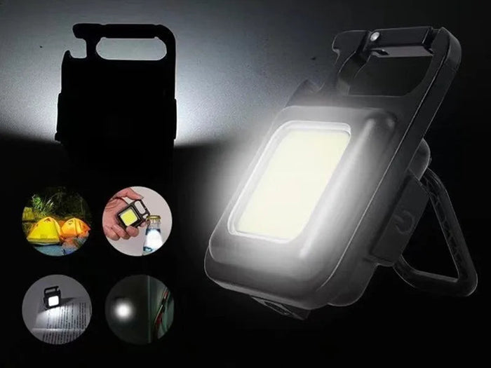 Hendrano™ Mini 1800LM COB Keychain Flashlight with Magnetic Base