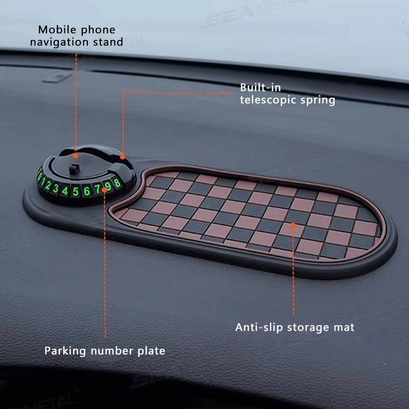 Universal Dashboard Phone Holder with 360° Rotation