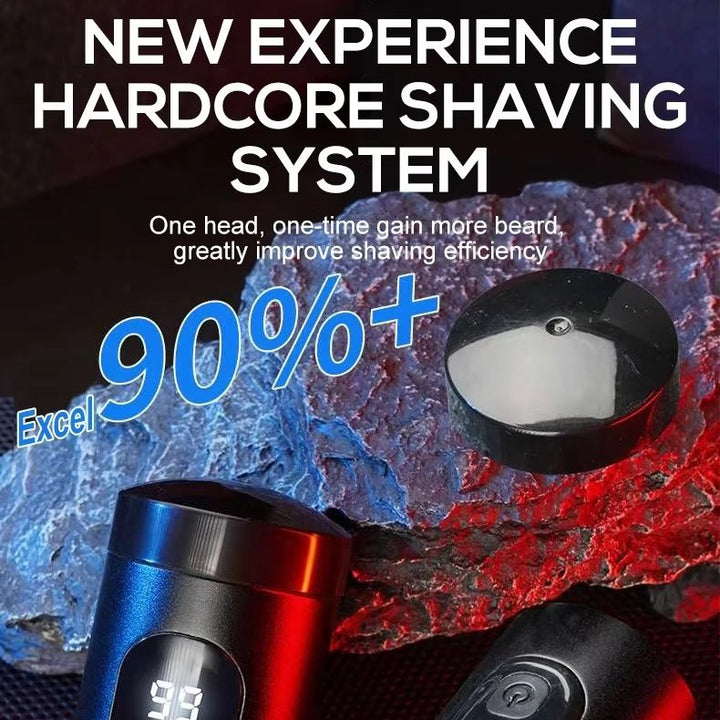 Mini Electric Shaver with LED Display, Wet &amp; Dry Waterproof