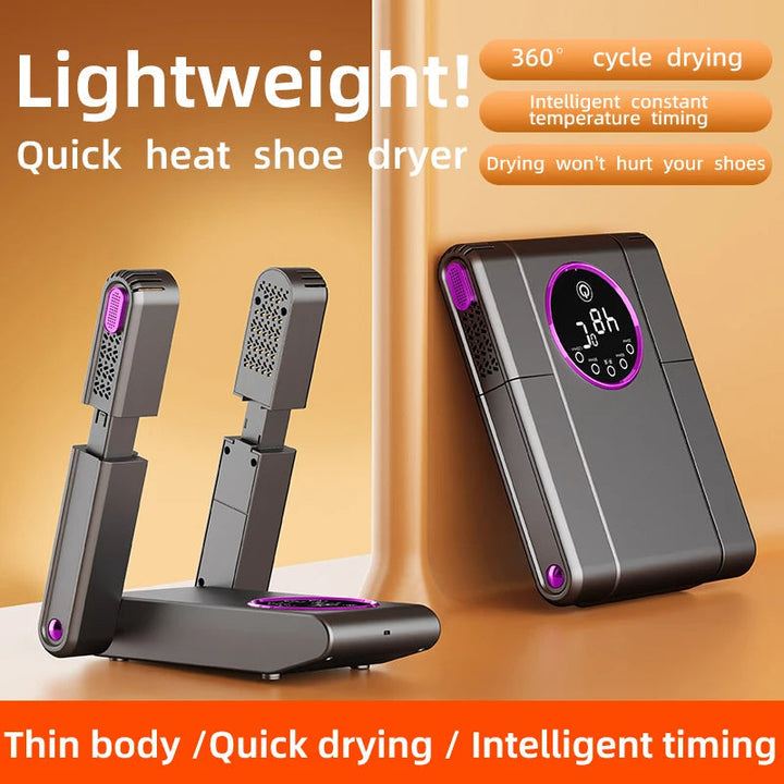 Foldable Electric Boot Dryer with Smart Display