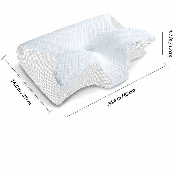 Ergonomic Memory Foam Neck Pillow for Restful Sleep