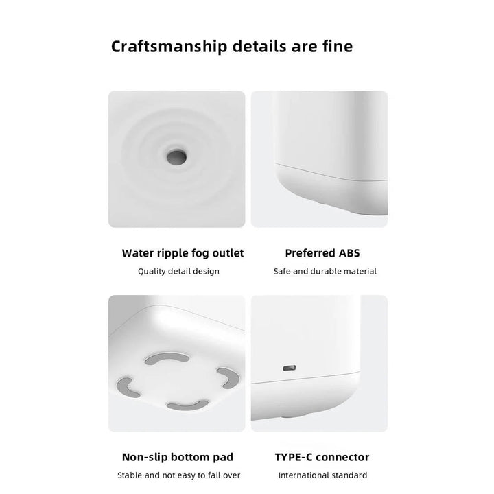 Hendrano™ Small Humidifier with Upward-Flowing Water Display
