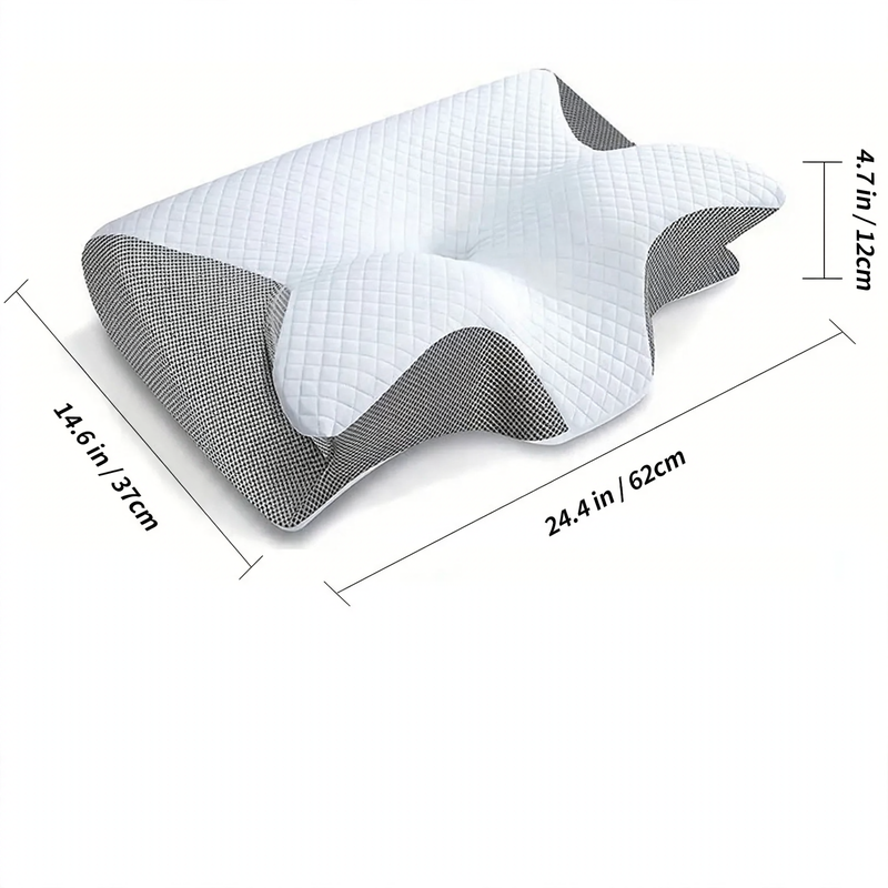 Ergonomic Memory Foam Neck Pillow for Restful Sleep