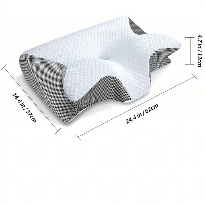 Ergonomic Memory Foam Neck Pillow for Restful Sleep
