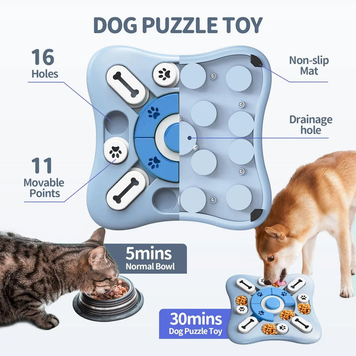 Interactive Slow Feeder Dog Puzzle for Healthier Mealtimes