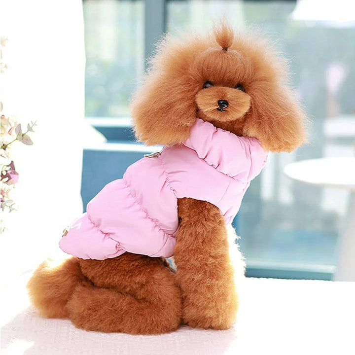 Hendrano™ Cozy Dog Winter Jacket for Small and Medium Dogs, Snap Closure