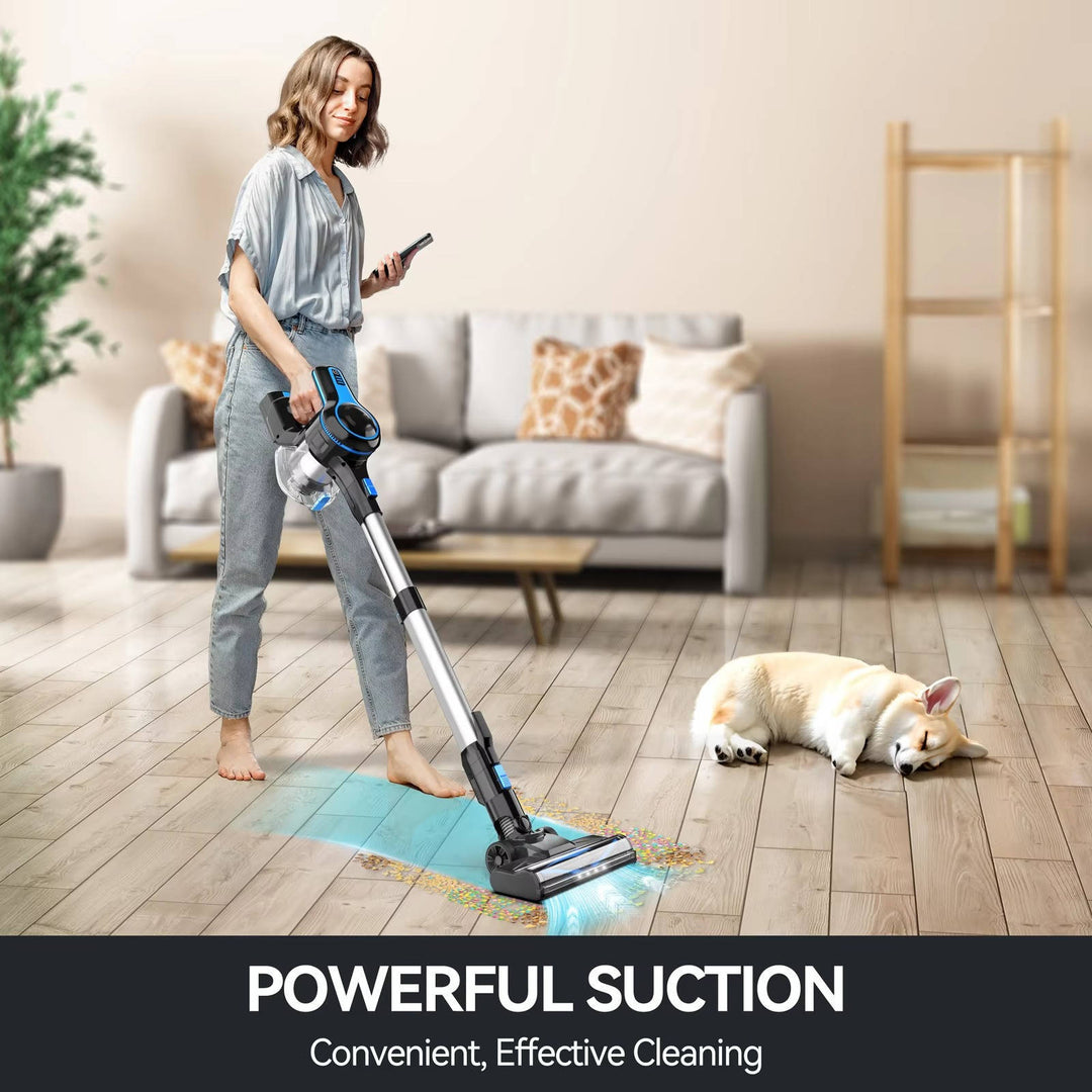 Lightweight Cordless Stick Vacuum with 5-Layer Filtration