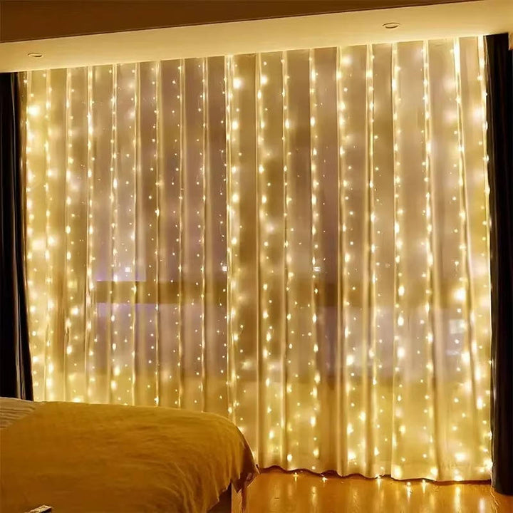 Hendrano™ USB LED Curtain Lights with Remote for Walls and Windows