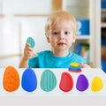 Hendrano™ Silicone Sensory Stones Fidget Toy Set of 6 for Kids and Adults