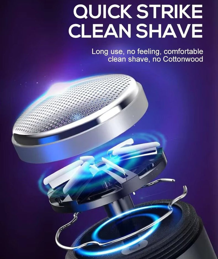 Mini Electric Shaver with LED Display, Wet &amp; Dry Waterproof