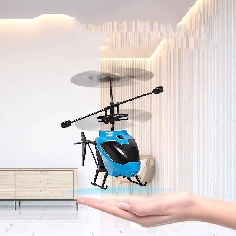 Easy-Fly RC Helicopter with One-Touch Takeoff for Kids