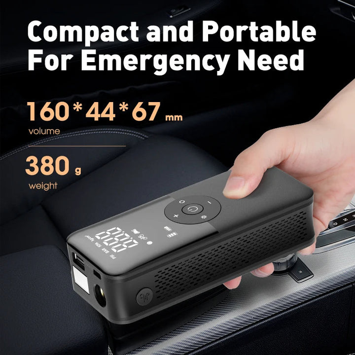 Hendrano™ Cordless Tire Inflator with Digital Display and LED Light