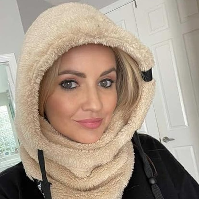 Hendrano™ Sherpa Fleece Balaclava Hood with Full Face and Neck Cover