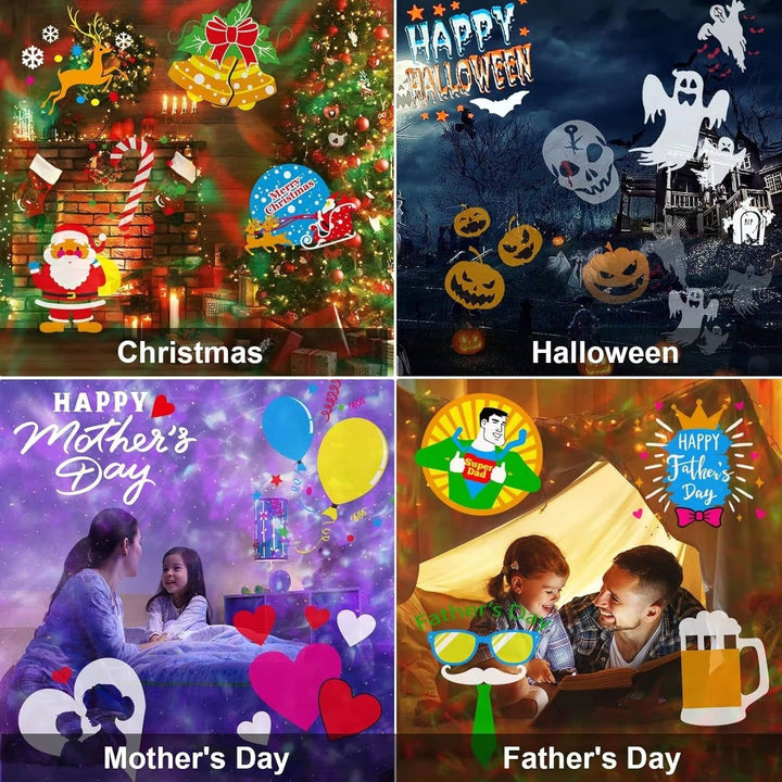 Christmas Projector Light with 16 Slides and Remote