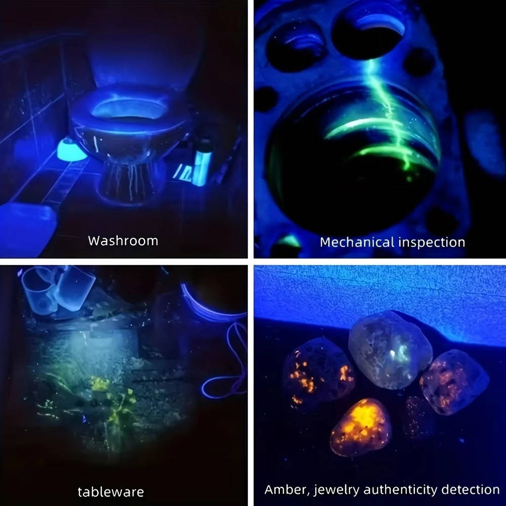 Hendrano™ Rechargeable UV Flashlight with Zoom to Find Pet Stains